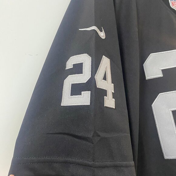 Nike Oakland Raiders Charles Woods No. 24 Jersey Black - Picture 5 of 8